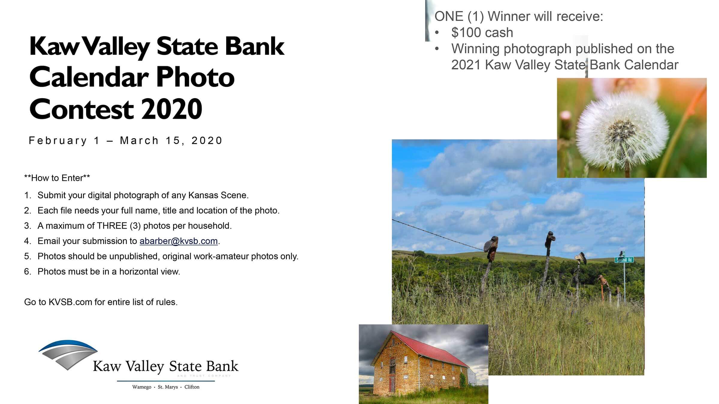 2020 Calendar Photo Contest 2020 Calendar Photo Contest